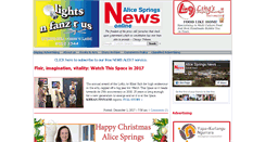 Desktop Screenshot of alicespringsnews.com.au